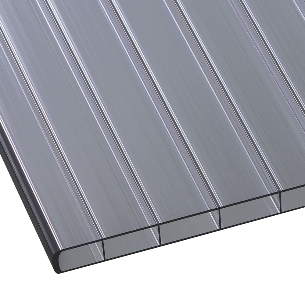 Polycarbonat Doppelstegplatten 16 mm esthetics graphit