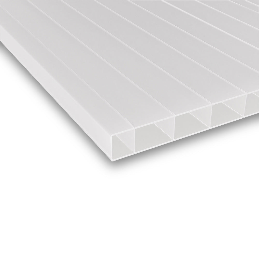 Acrylglas Doppelstegplatten 16mm opal/weiß