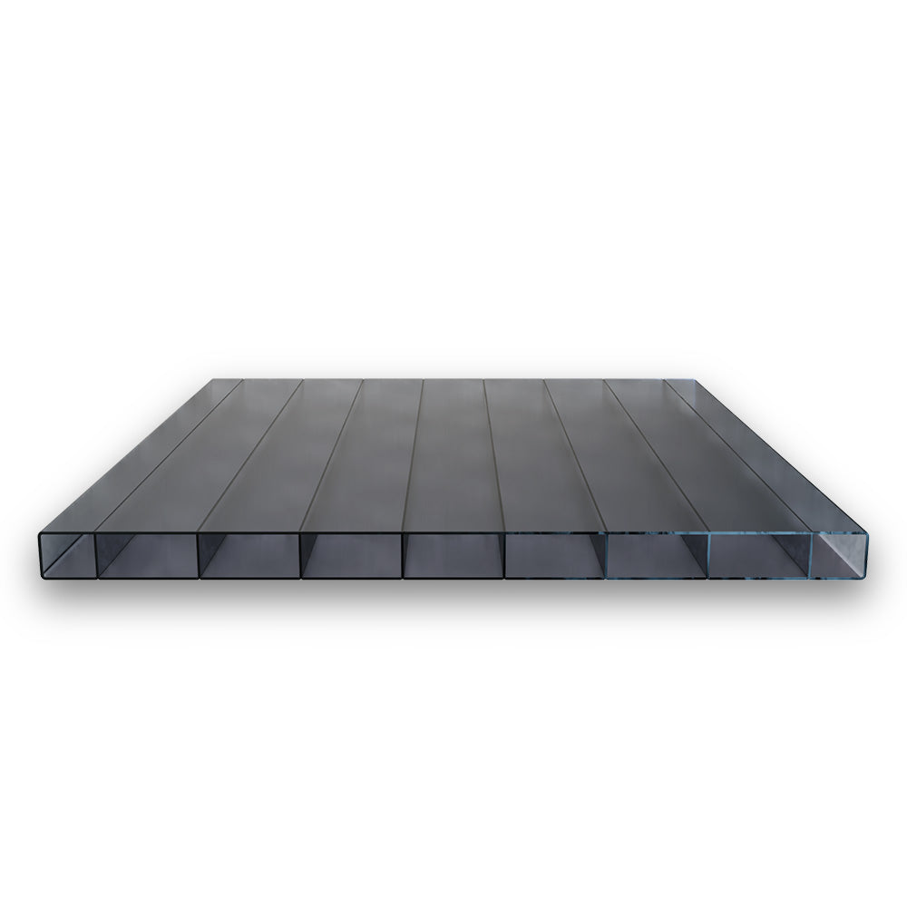 Polycarbonat Doppelstegplatten 16 mm esthetics graphit