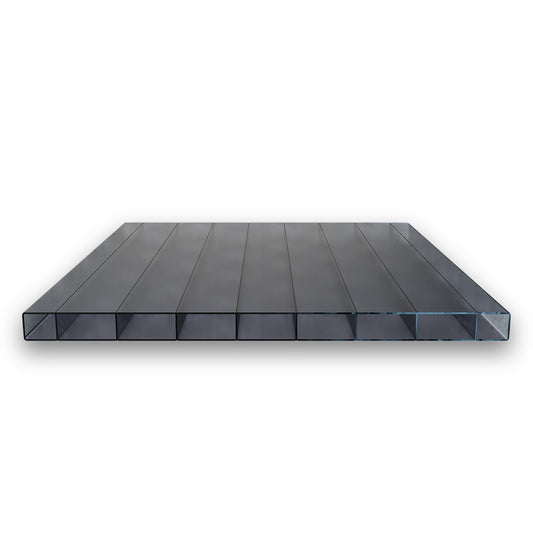 Polycarbonat Doppelstegplatten 16 mm esthetics graphit