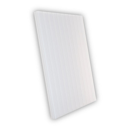Polycarbonat Doppelstegplatten 16 mm 3-Fach Struktur opal/weiß