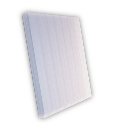 Polycarbonat Doppelstegplatten 25 mm Sun Stop opal/weiß